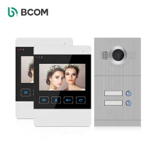 Bcom door access control system deurbel sistema de intercomunicación de 2 vías seguridad con cable timbre de puerta video